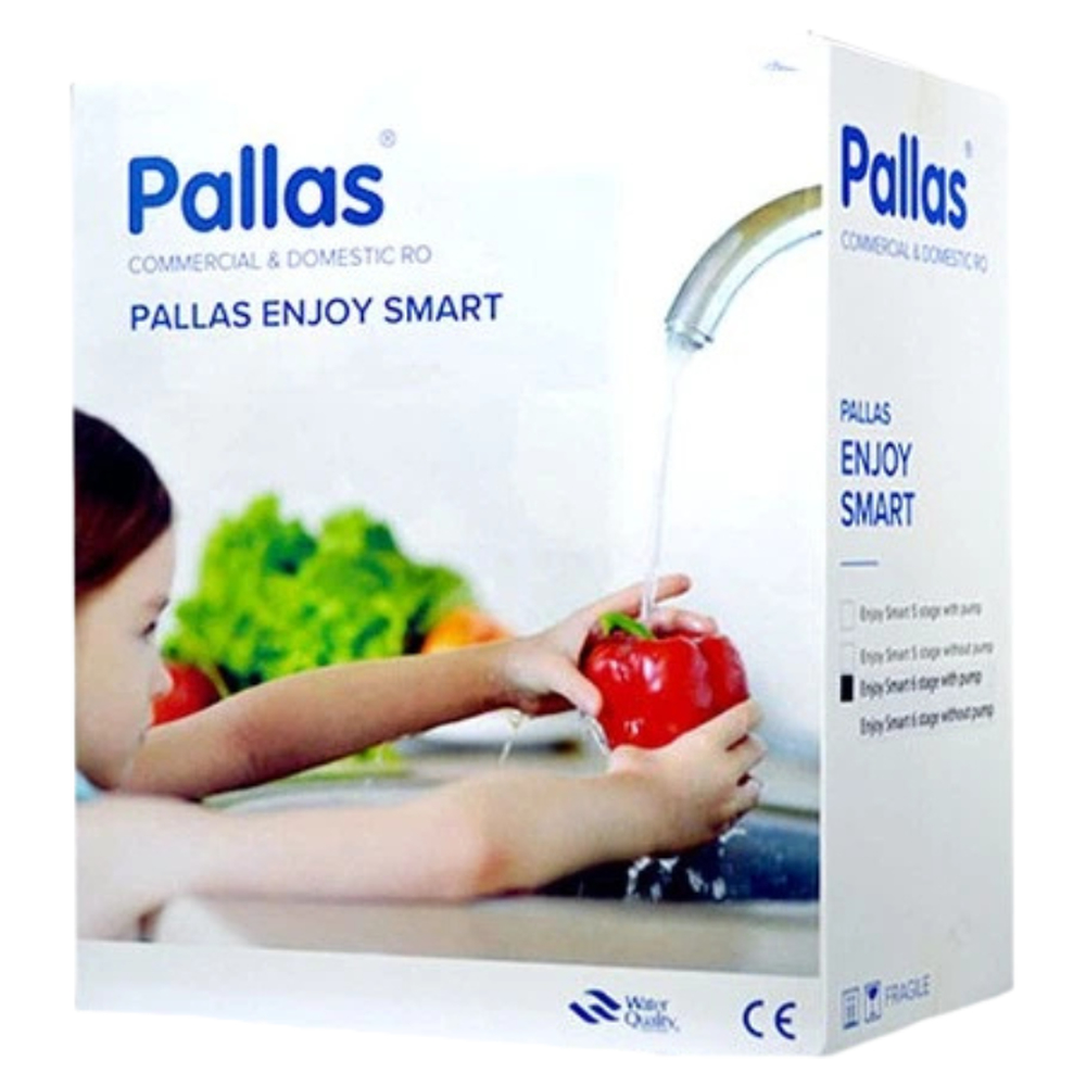 Система зворотного осмосу Pallas Enjoy SMART 6-ступінчаста (з помпою) Система зворотного осмосу Pallas Enjoy SMART 6-ступінчаста (з помпою)